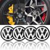 Для Volkswagen 4 шт. 56 мм Наклейка-значок на центральный колпачок колеса автомобиля Аксессуары для Volkswagen CC Polo Golf 4 5 6 7 Passat B6 B