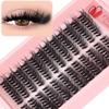 Soft & Natural Segmented False Eyelashes - C Curl, Subtle European/American Style. Choose Your Look for a Big Eye Effect.