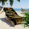Custom Name,Alemannia Aachen Print Beach Towel, Large Soft Quick Dry Towel for Beach Camping Swimming