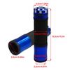 Ergonomic Motorcycle Handlebar Grips Aluminum 7/8" 22mm Rubber Gel Hand Comfortable for Superior Control Enhanced Grip