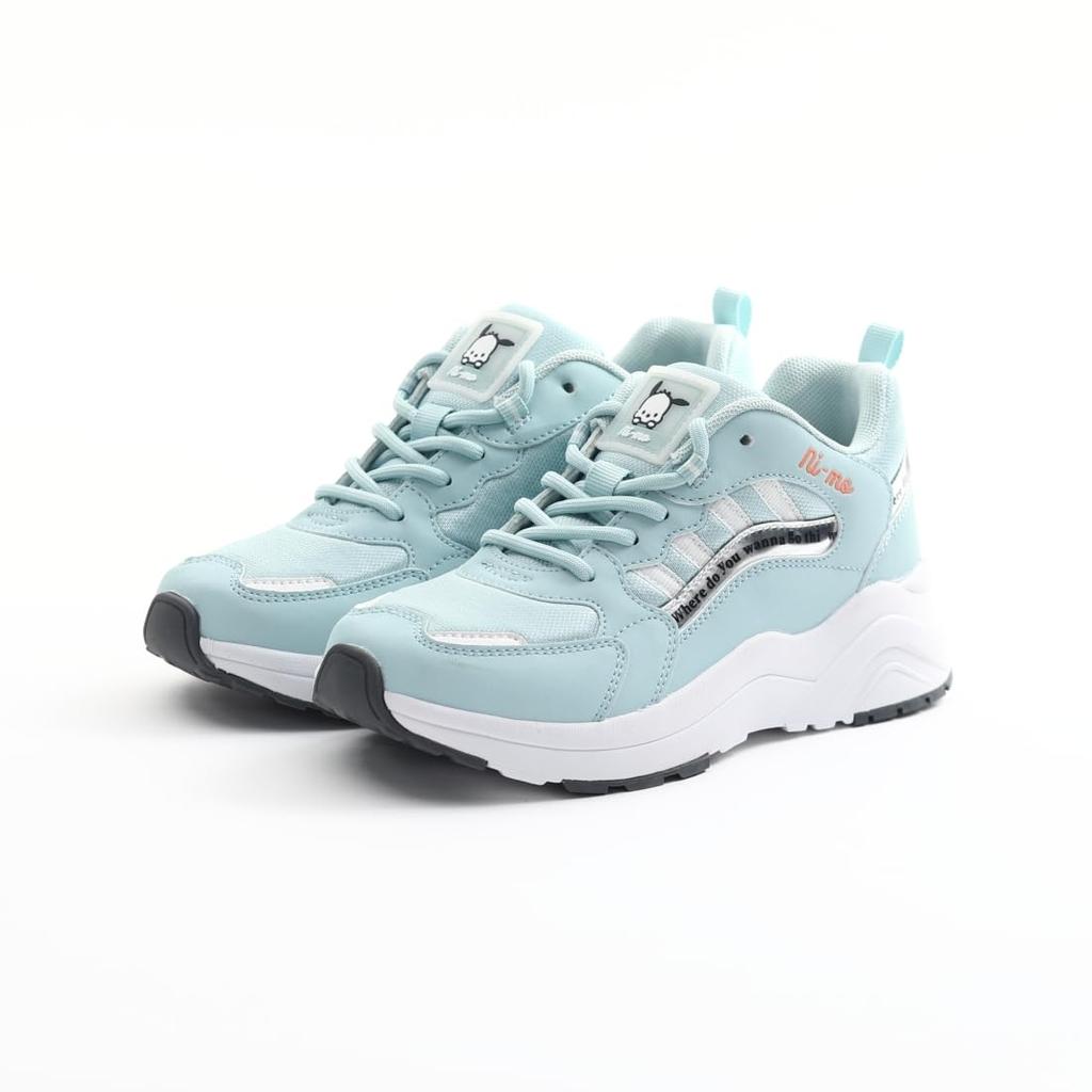 Moonstar NM J105SAN Sneakers for 2E Girls, Mint, 24.5 Cm,