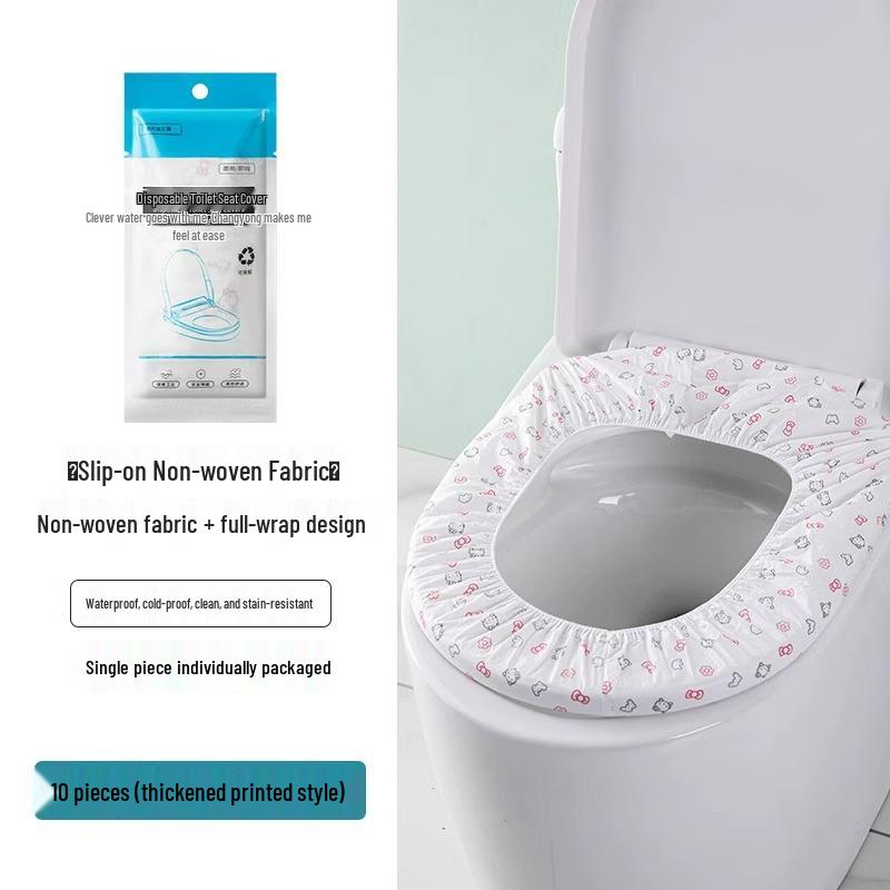 Утолщенные клейкие одноразовые накладки на сиденье унитаза для послеродового периода и путешествий