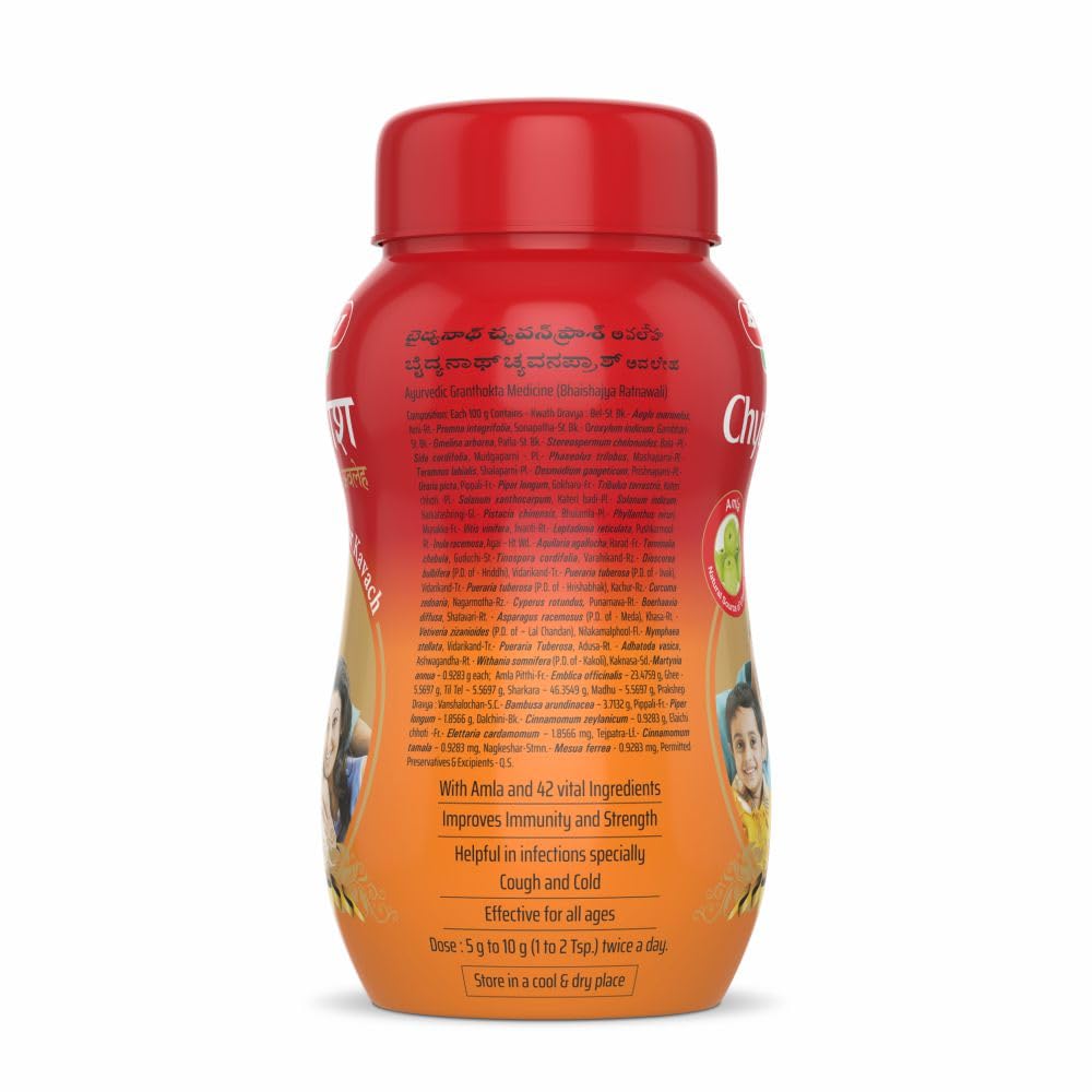 Baidyanath Чаванпраш Специальный 250 г | Растительный иммуностимулятор с чистым гхи и амлой | Поддержка ежедневной энергии и хорошего самочувствия для всех возрастов