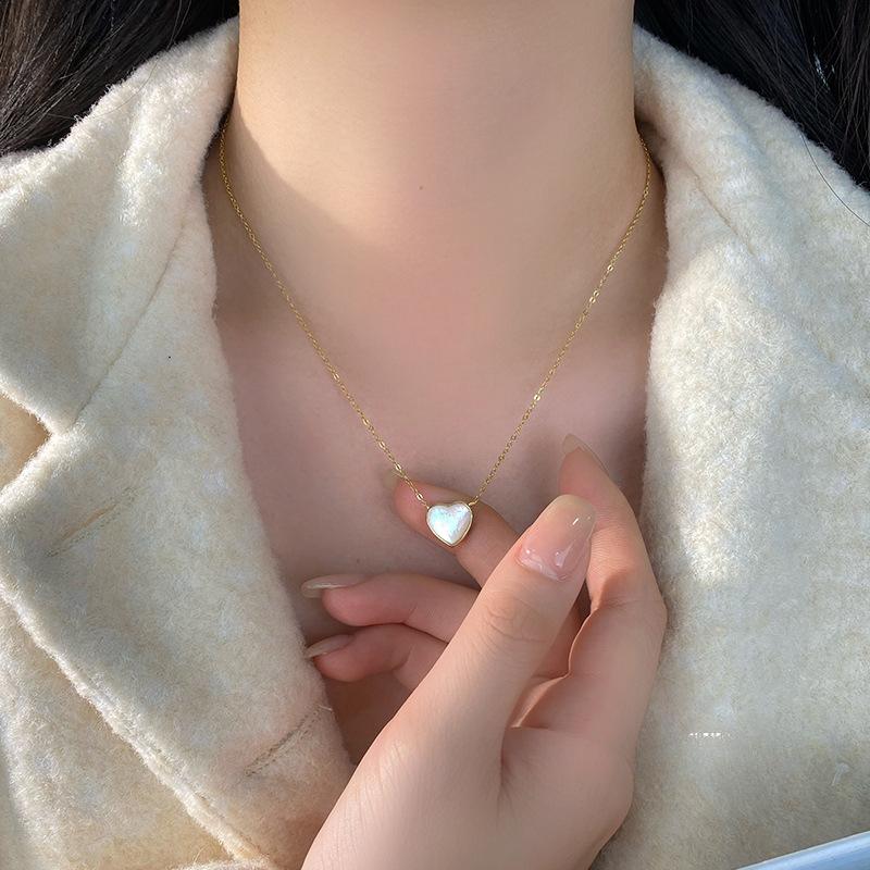 Милое женское ожерелье в виде ракушки-бабочки с надписью «Любовь», легкая роскошная цепочка-воротник для девушек в стиле Ins