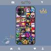 Мультяшный игровой чехол Brawl Stars для iPhone Samsung Galaxy Redmi Note S 17 16 15 14 13 20 24 25 54 Pro Max Ultra Fe Чехол из закаленного стекла