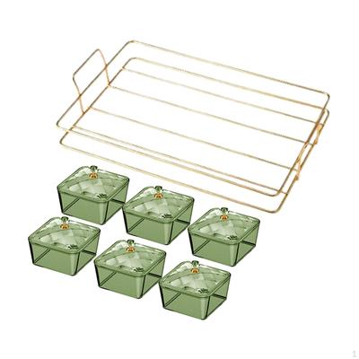 Поднос для сухофруктов Разделенные закуски Контейнеры для тарелок Модные легкоочищаемые миски для хранения еды Закуска