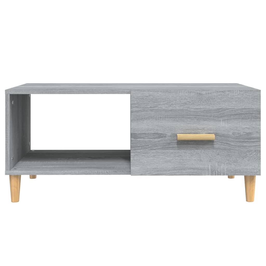 Coffee Table, Grey Sonoma Oak, 89.5x50x40 Cm