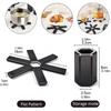 1/2/4/8PCS-Foldable Heat-resistant Kitchen Pan Pod Holder Foldable Table Mat Folding Insulated Table Pad Anti-scald Coasters Accessories Dining Room