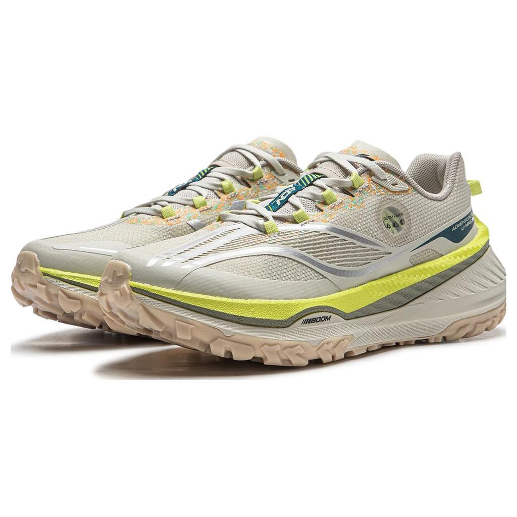 Кроссовки Li Ning легкие, высокопрочные, амортизирующие, нескользящие, износостойкие, с низким верхом, для бега по пересеченной местности, женские кроссовки Mica-Gray ARNT004-5