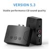 Bluetooth 5.3 аудиоресивер 3,5 мм AUX RCA USB стерео музыкальный беспроводной адаптер поддержка U-Disk Play для автомобильного комплекта усилителя динамика
