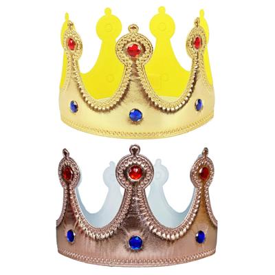 HAMILO Игрушка-корона для костюма на дни рождения и вечеринки, набор из 2 цветов 54 x 12, примерно. см,