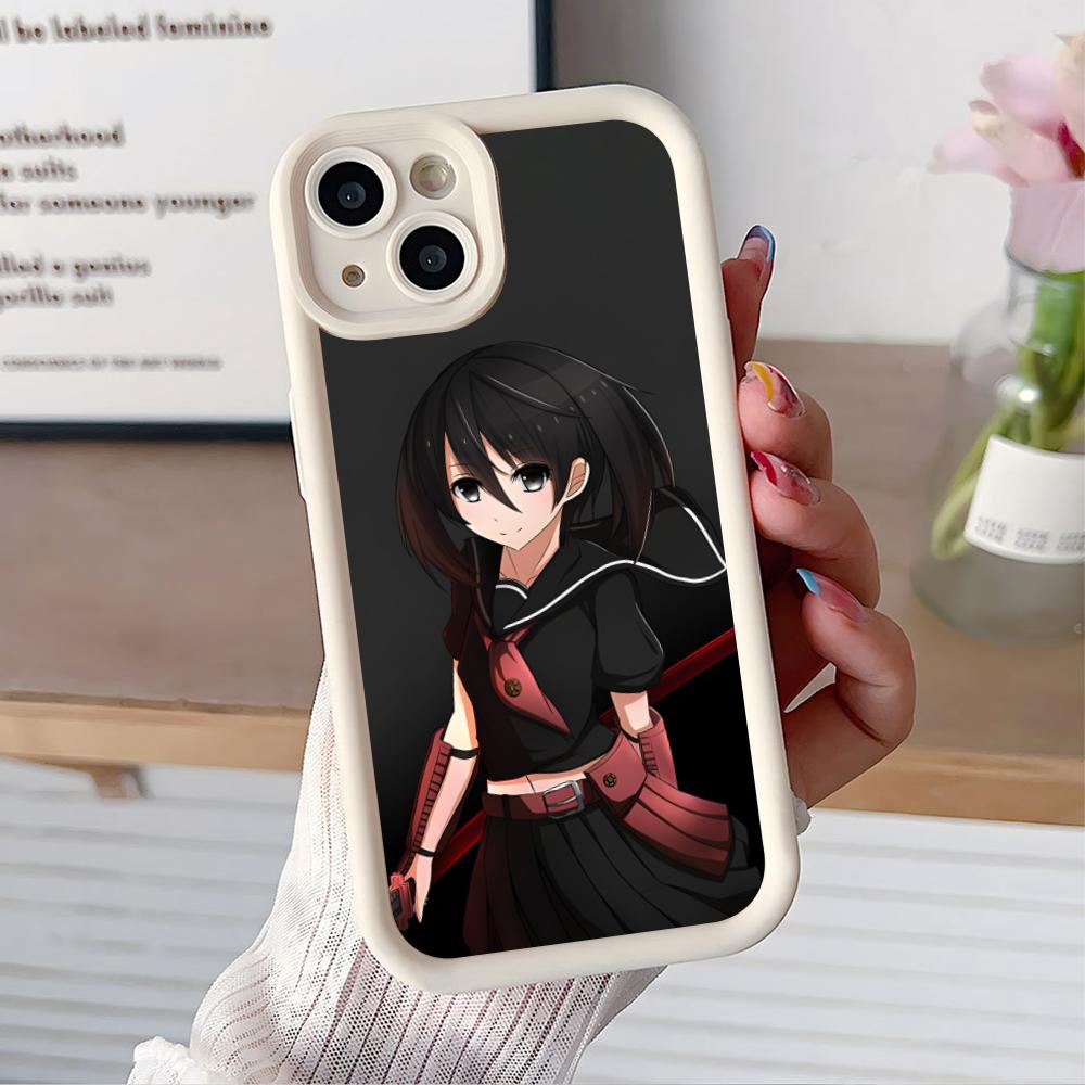 Akame Kurome Thicken TPU Mobile Phone Case for iPhone 17 16 15 14 13 12 11 Air Pro Max Plus Colorful Cover