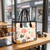 Coral Pattern Tote Bag Casual Large Capacity Handbag for Daily Use