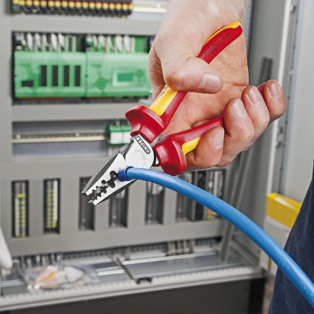 Клещи обжимные KNIPEX для концевых гильз 9771180 9771-180