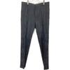 Alexander Mcqueen Black Logo Painted Pants Bottoms 50 blackUsed