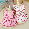 Summer Dog Dress Cute Dog Clothes for Small Dogs Bow Puppy Dress Chihuahua Bichon Clothing Dog Accessories
