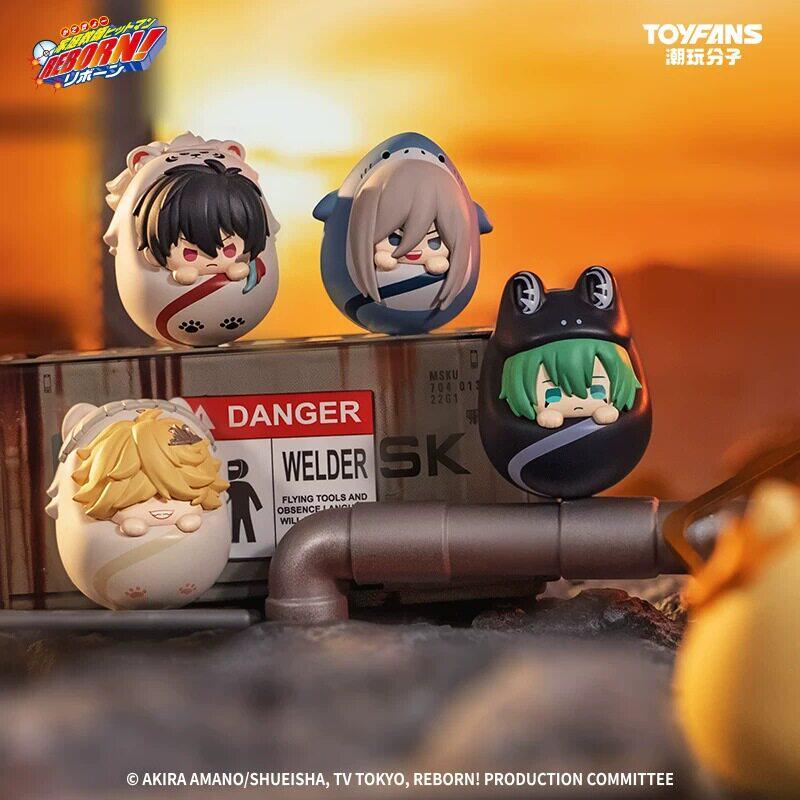 New Authentic Hitman Reborn Senluo Wanxiang Katekyo Daruma Blind Box Mini Chibi Figurines Cute Desktop Decor Gift For Girls