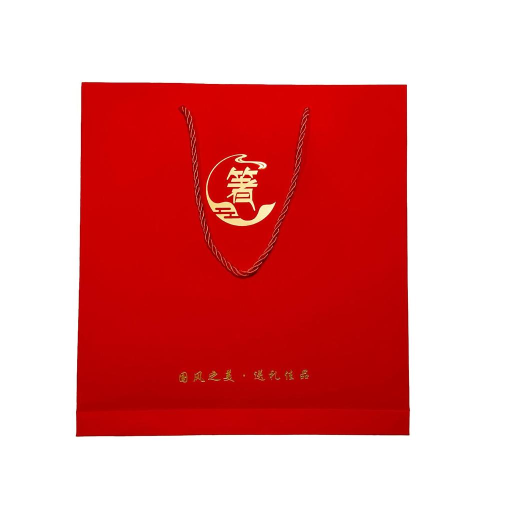 Red Sandalwood Chopsticks Gift Set – 10 Pairs Premium Wooden Dining Utensils In Luxury Gift Box