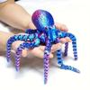 Новая 19 см 3D-печатная фигурка осьминога с гибкими суставами для домашнего офиса, декор стола, украшение для стола в виде животного из океана, идеальная подарочная игрушка