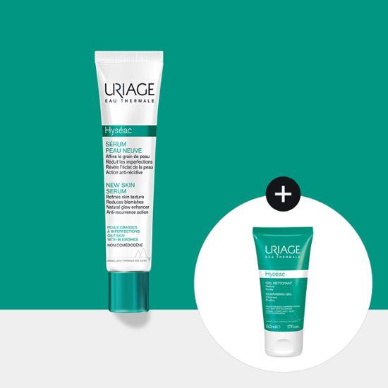 Uriage Hyseac New Skin Serum 40ml Special (+ 50ml Ijeak Cleansing Gel Given Away)