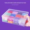 32-Color Bead Jewelry Organizer: Transparent, Dustproof, and Multifunctional Storage Box