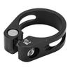 31.8mm Bike Seat Post Clamp Tube Clip Aluminium Alloy Bicycle Quick Release Seatpost CollarBlack