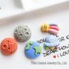 Космический Астронавт DIY Украшение из смолы: Ракета, Земля, Спутник, Стакан для воды, Набор мультяшных наклеек