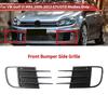 Car Front Bumper Fog Lamp Grille Spoiler For Volkswagen Golf VI MK6 2008.10-2013 Fog Light Eyebrow Eye Wind Knife Trim