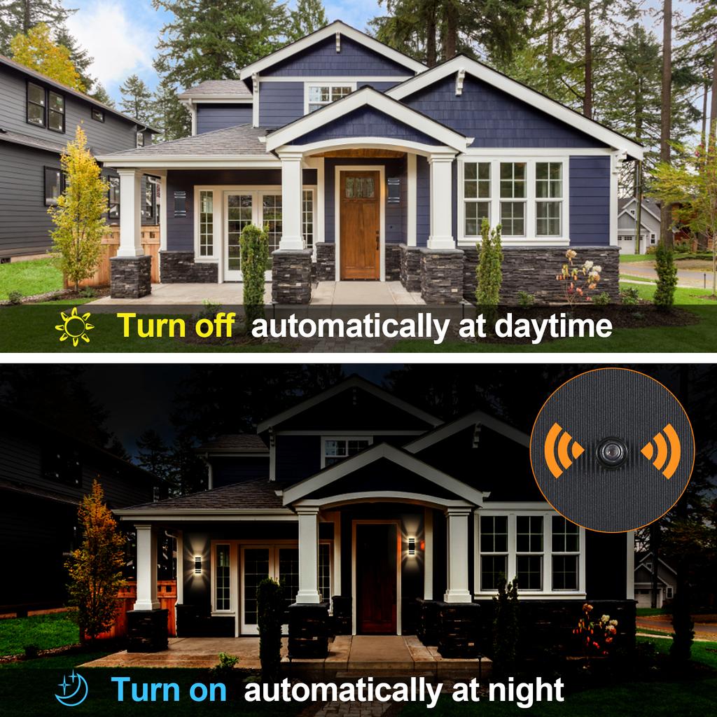 Настенное бра от заката до рассвета, алюминиевый настенный светильник, IP65, водонепроницаемое настенное освещение