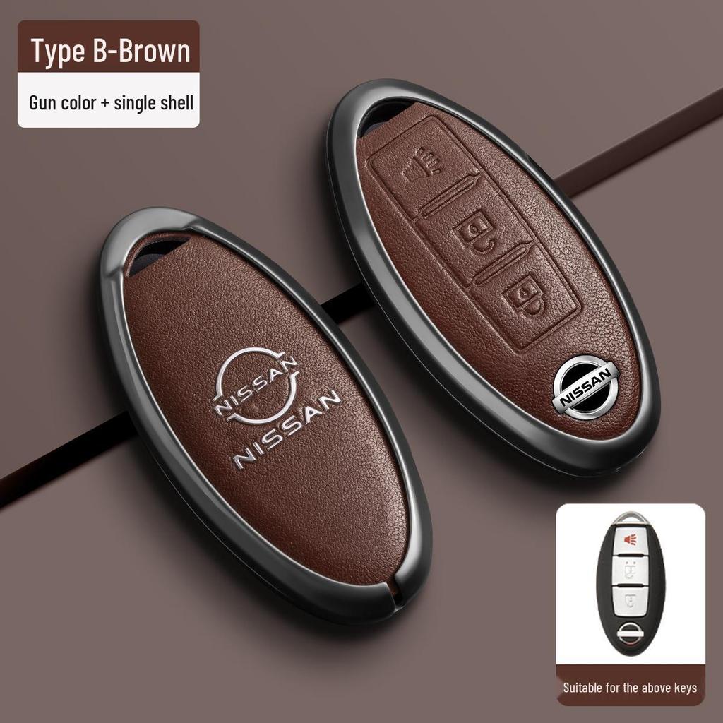 Чехлы для ключей для моделей Dongfeng Nissan: Sylphy, Teana, Qashqai, Tiida, X-Trail, Kicks, Sunny, Classic и Murano 14-го поколения.