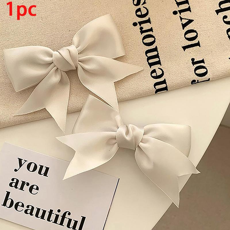 Элегантные атласные банты для волос заколки для девочек заколки кави милые аксессуары для волос