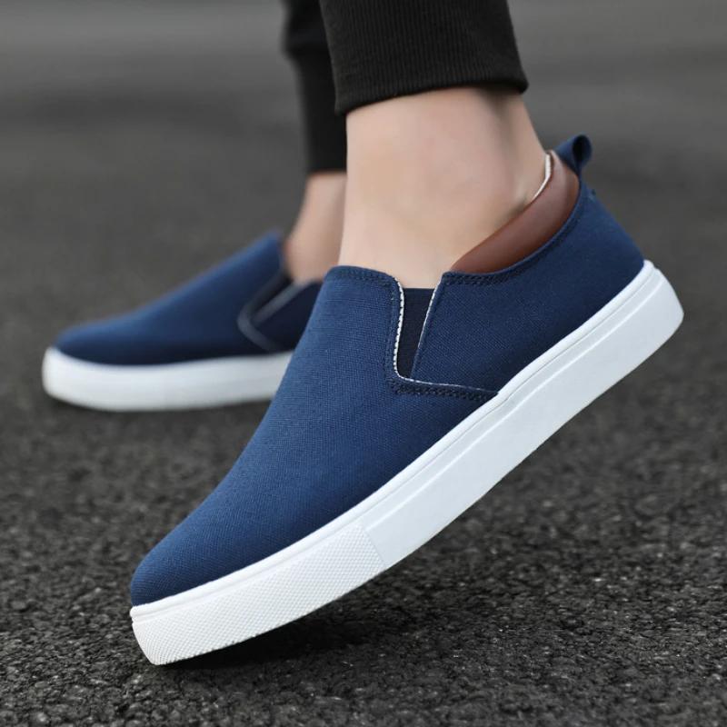 Fashion Summer Men's Canvas Shoes Lightweight Sports Shoes Man Breathable Vulcanized Sneakers Shoe for Men Working Shoes Zapatos Tenis