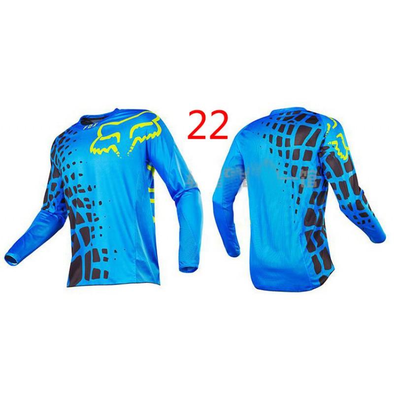 FOX Motocross Riding Shirt Long Sleeve Quick Dry Breathable Jersey Off-Road Motorcycle Cycling Use