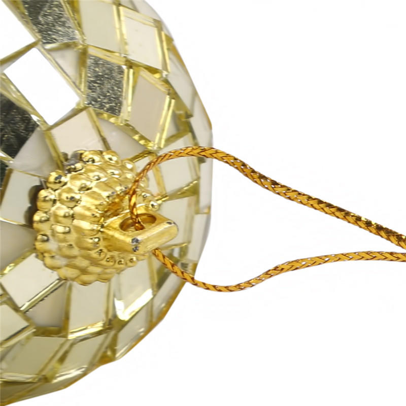 3см 6шт Зеркальные шары Вечеринка Блестящий шар Зеркальный Рождественский Лазерный Светоотражающий Стеклянный шар Диско Рождественская елка Украшения для дома