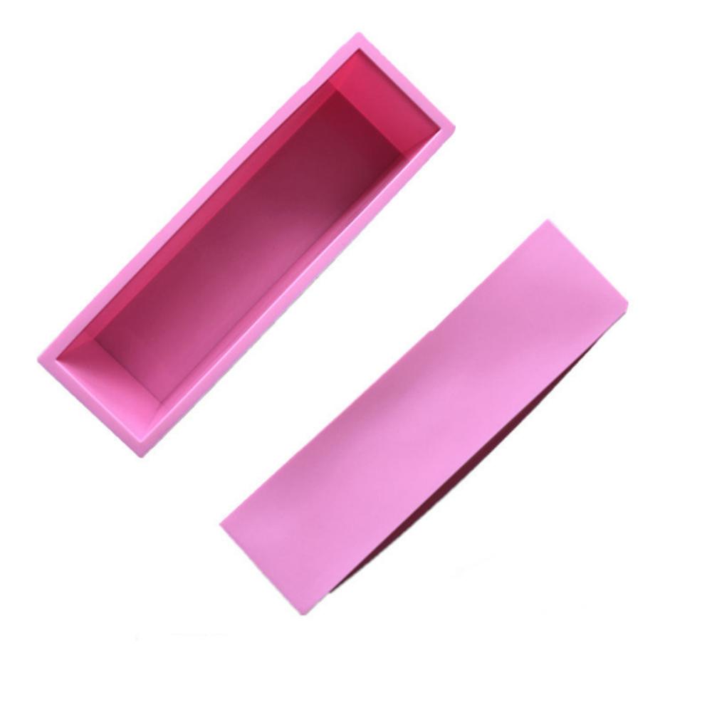 Одиночная прямоугольная силиконовая форма для мыла, силиконовая форма для тостов, емкость для торта