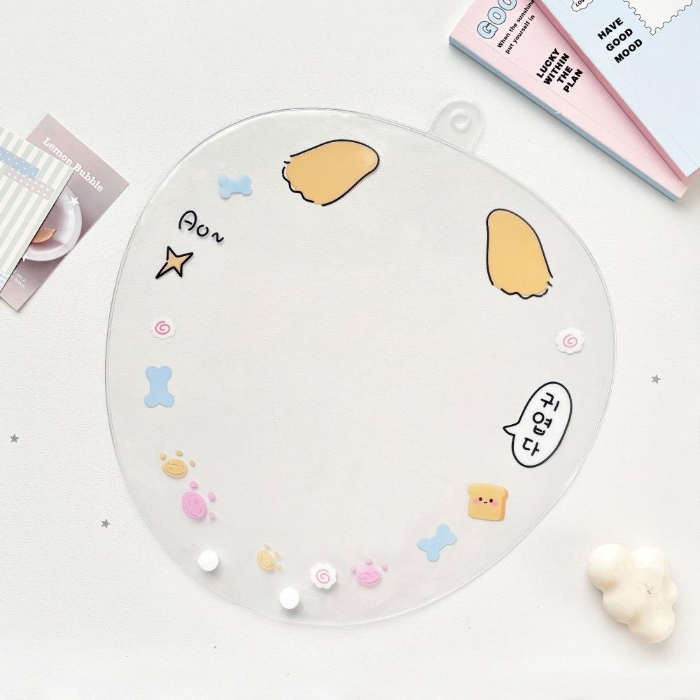 Portable Uchiwa Fan Sleeve PVC Hand Fan Protector Cover Cartoon Picket Fan Cover  Cheering Fans