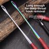 Extended Fishing Hook Remover Multifunctional Fish Hook Removal Tool New Deep Throat Hook Head