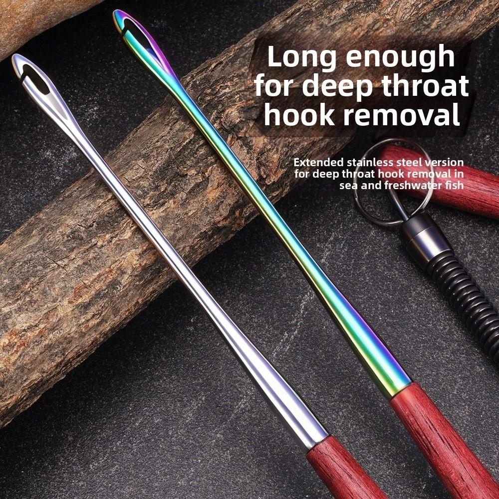 Extended Fishing Hook Remover Multifunctional Fish Hook Removal Tool New Deep Throat Hook Head
