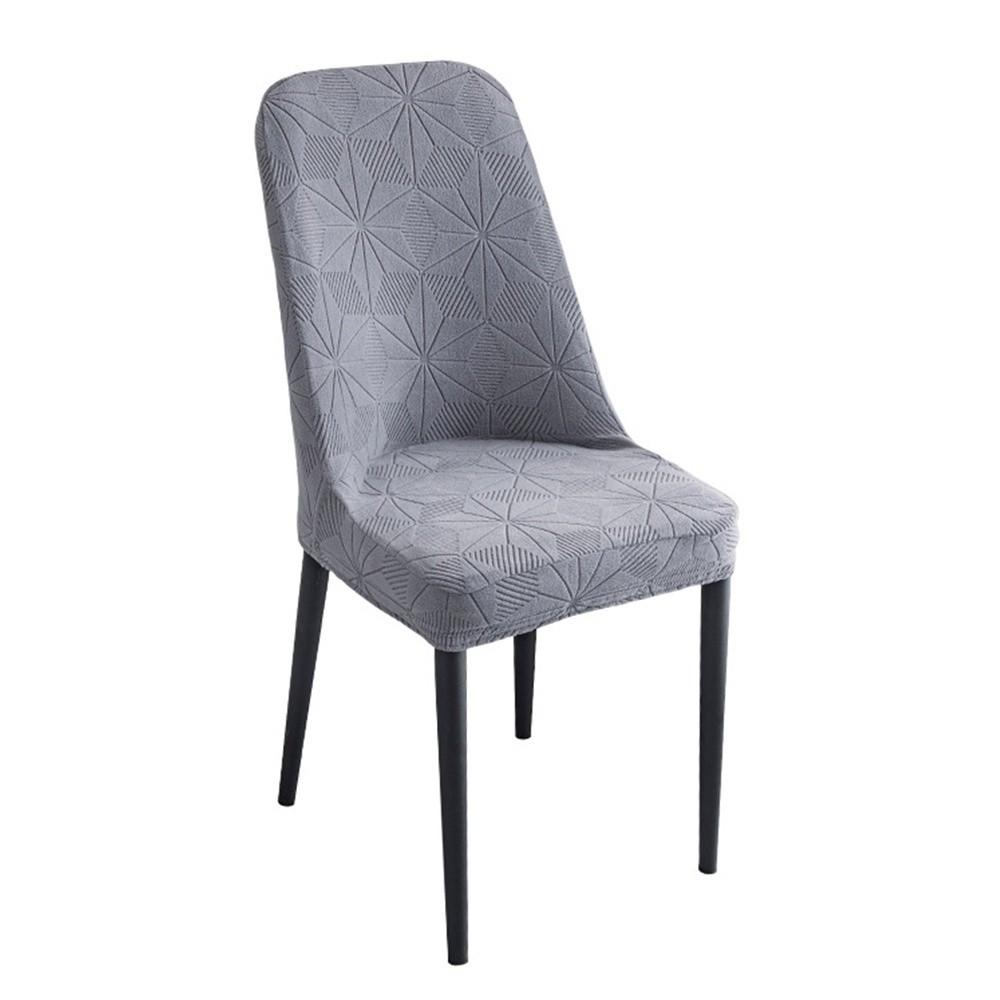 Thickened Fleece Dining Chair Covers Slip-Resistant Jacquard Chair Cover New Seat Cover Home Use
