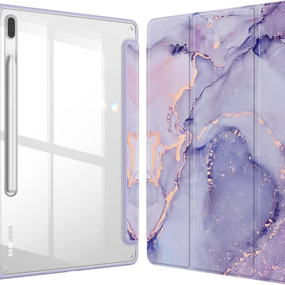 Для Samsung Galaxy Tab S9FE S10FE Plus 11 дюймов Чехол Акриловый Защита от сгибания со слотом для S Pen