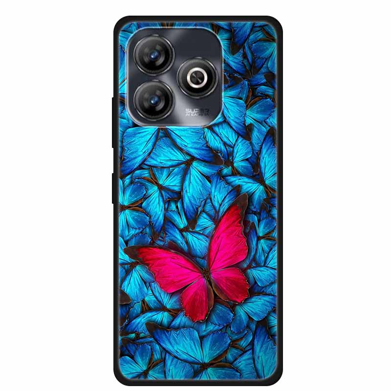 Чехол для ZTE BLADE A75 4G Животные Мягкий Силикон ТПУ Чехлы для Телефона Задняя Крышка Для ZTE BLADEA75 Ударопрочный Волк Защитник Крутой Coque