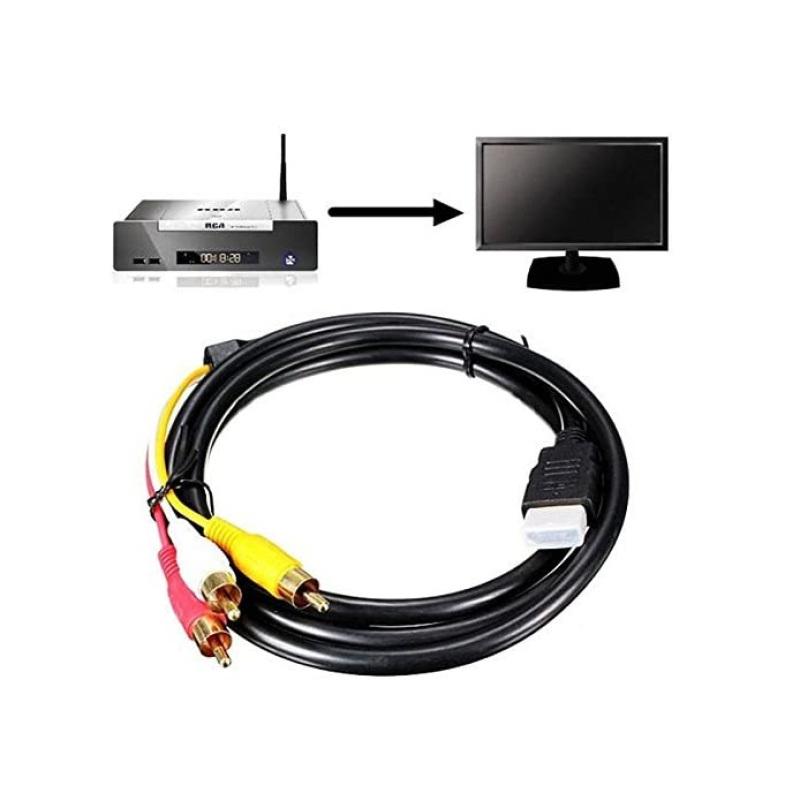 1080P HDMI штекер на 3 RCA видео и аудио кабель адаптера видео аудио конвертер