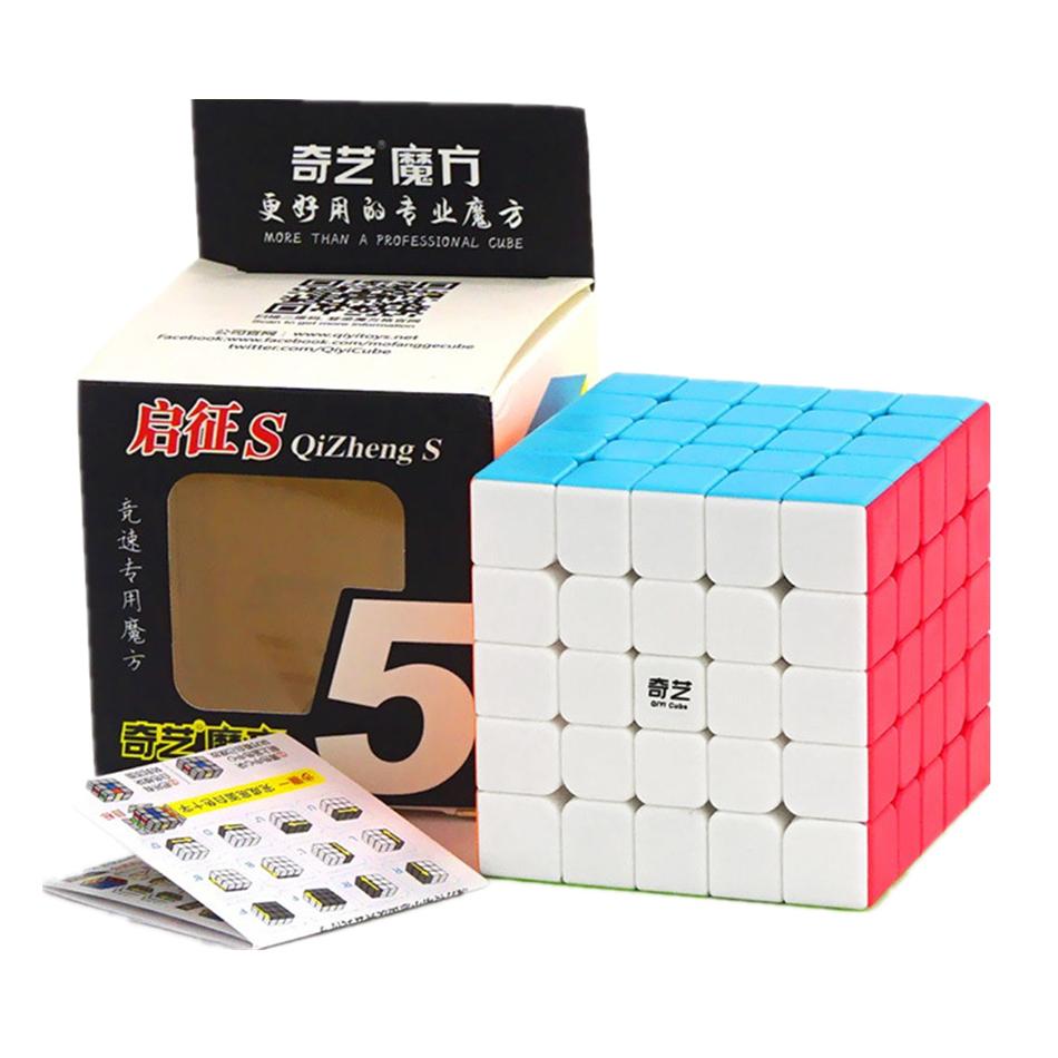 Qiyi Professional Speedcube черный и наклейка 7x7x7 6x6x6 Magic Cube MofangJiaoshi 4x4 5x5 Скорость игрушка-головоломка