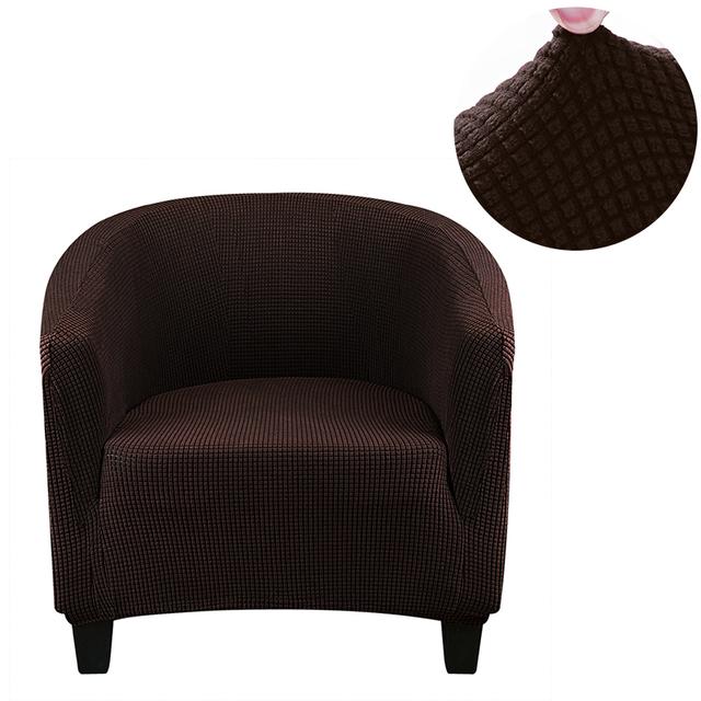 Однотонный защитный чехол на кресло