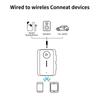 Автомобильный Bluetooth 5.3 приемник-адаптер 3,5 мм AUX разъемы для автомобильных динамиков A2DP беспроводной аудио музыкальный приемник адаптер поддержка TF карты автомобильная громкая связь