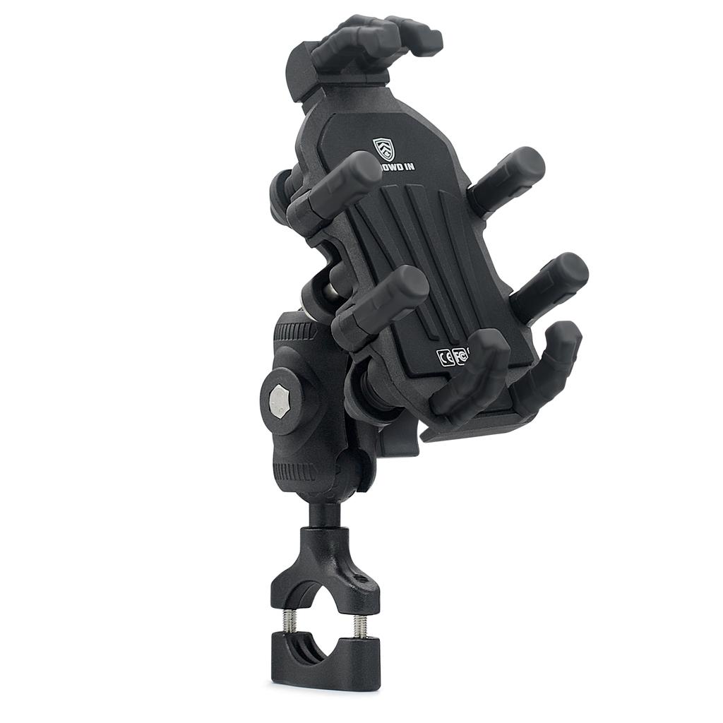 Motorcycle Cell Phone Support Handlebar Bracket Mobile Mirror Mount Navigation Stand Aluminum Anti Vibration Handle Holder Bike