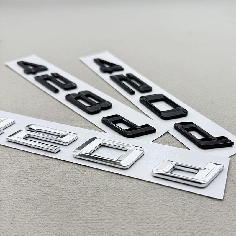 3D ABS Car Letters Logo 420d  428d Badge Sticker Rear Trunk Emblem Decals For BMW 4 Series 420d 420i F32 F36 Auto Tail Marking