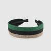 ЛАЛА Блеск Черно-зеленый Ободок для волос