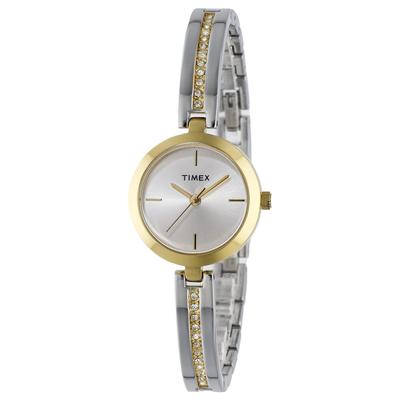 TIMEX Main Street Кварцевые Водонепроницаемые Серебристые Унисекс Часы, Механизм, Устойчивые, Стекло, Циферблат, TW2W96200, [Оригинал]