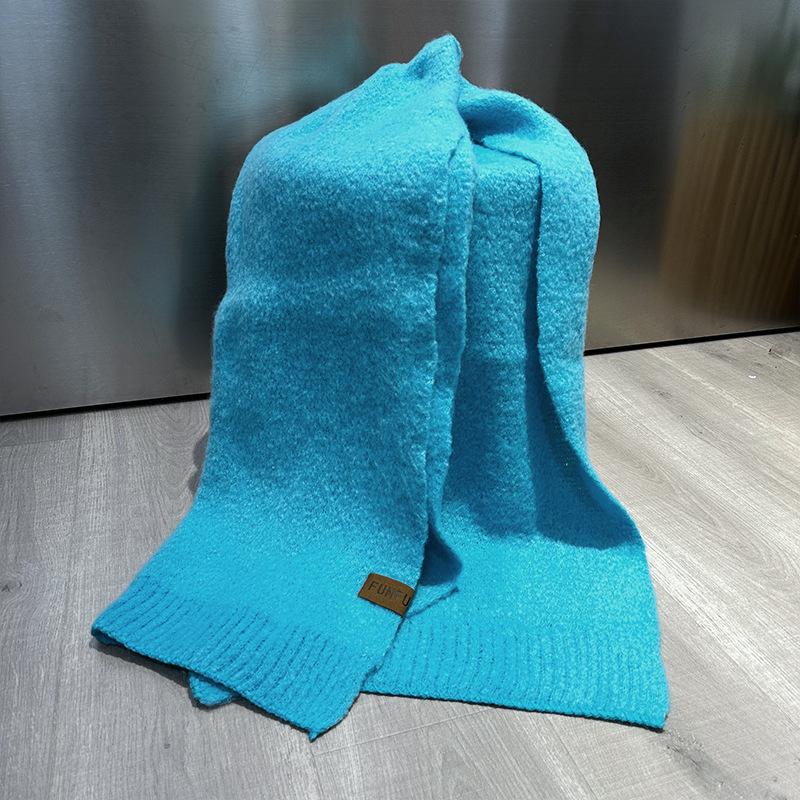 Autumn and Winter New Versatile Thickened Warm Long High-end Scarf Student Simple Atmosphere Shawl Scarf
